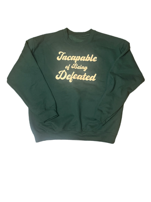 Hunter Green and Cream Invincible Sweatshirt