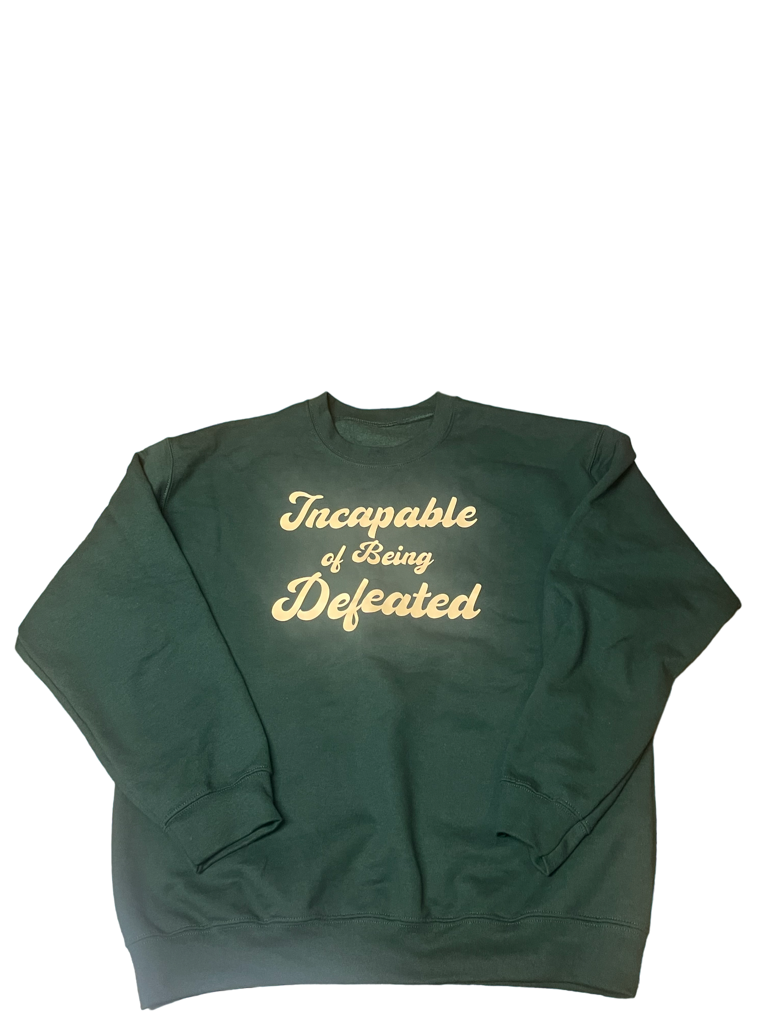 Hunter Green and Cream Invincible Sweatshirt