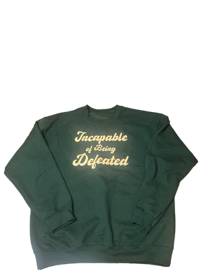 Hunter Green and Cream Invincible Sweatshirt