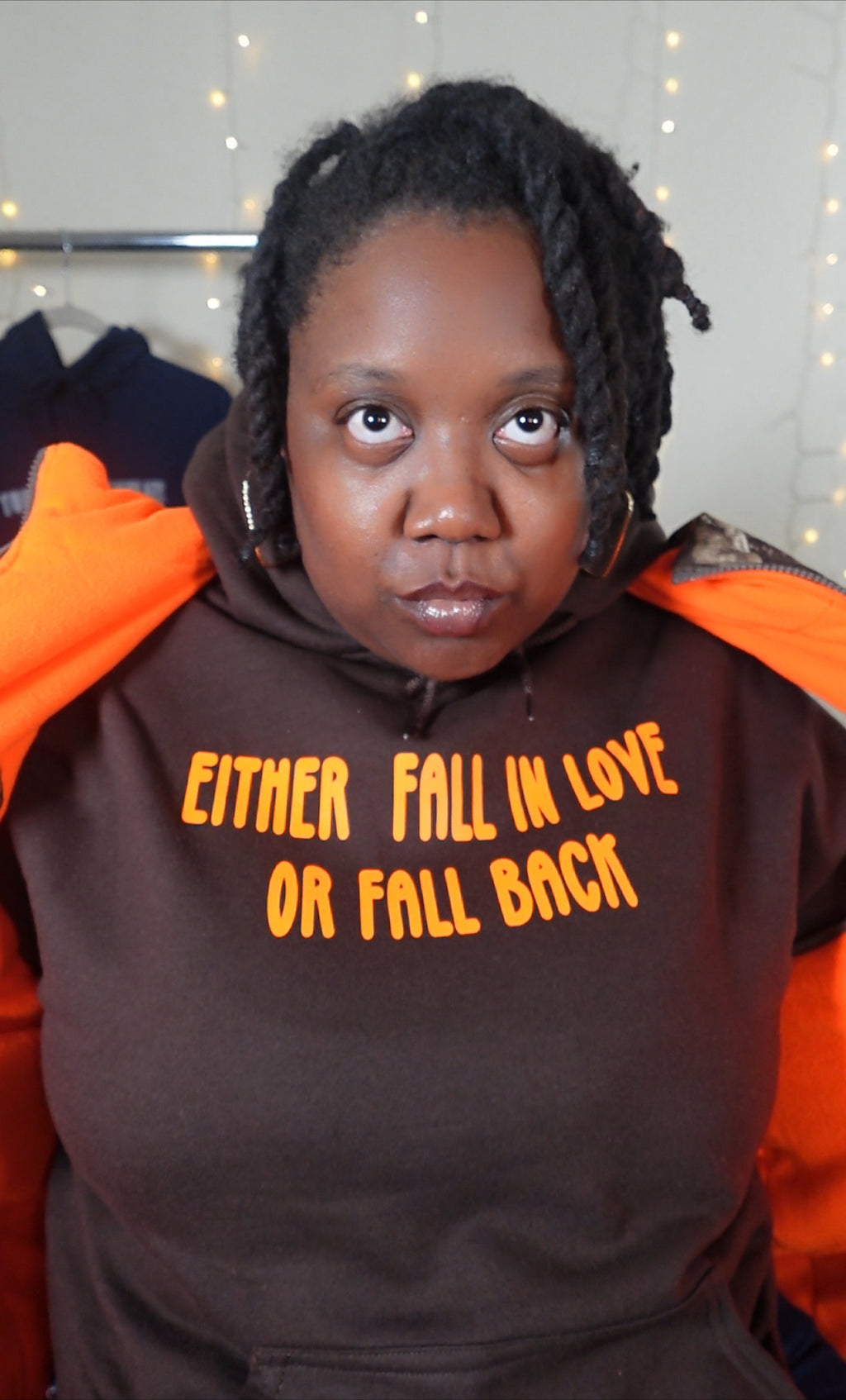 Either Fall In Love Hoodie