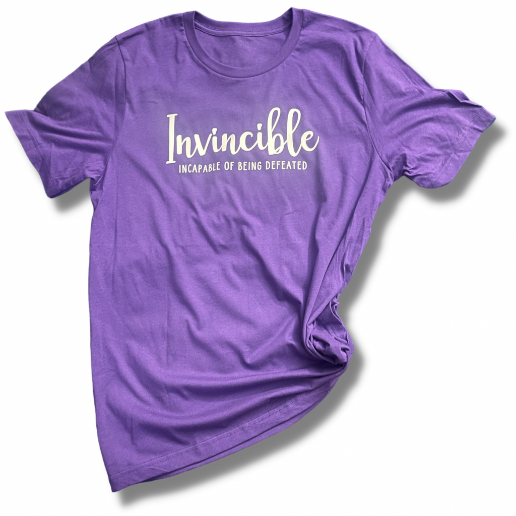 Invincible Purple & White