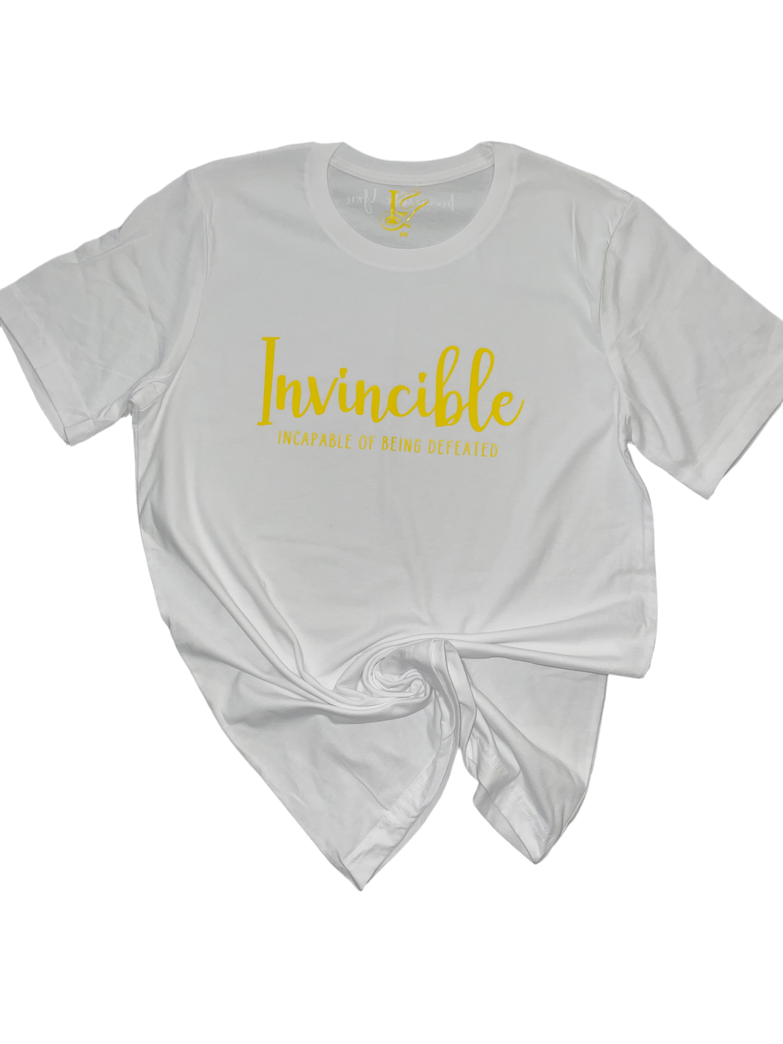 White Invincible T- shirts