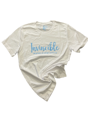 White Invincible T- shirts