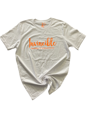 White Invincible T- shirts