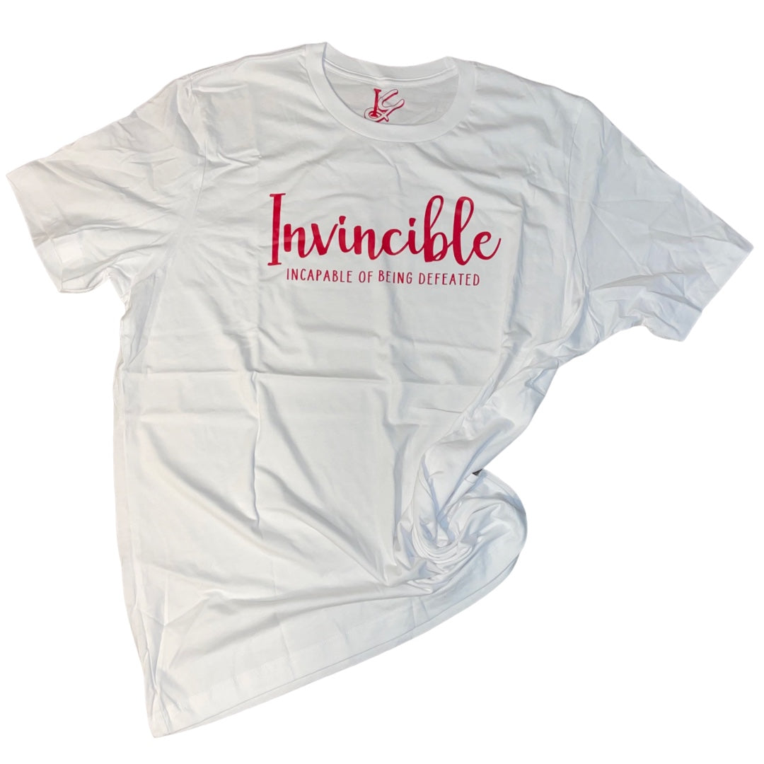 White Invincible T- shirts