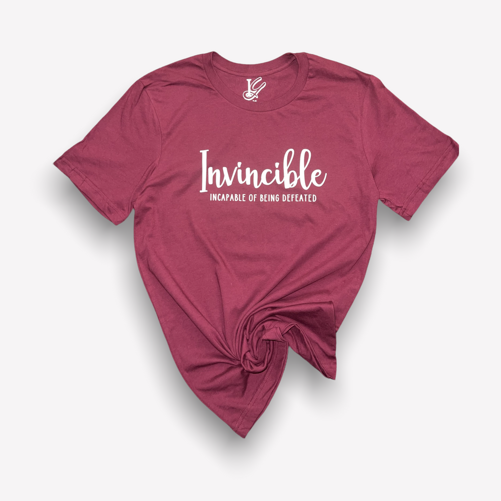 Invincible Maroon T-Shirts